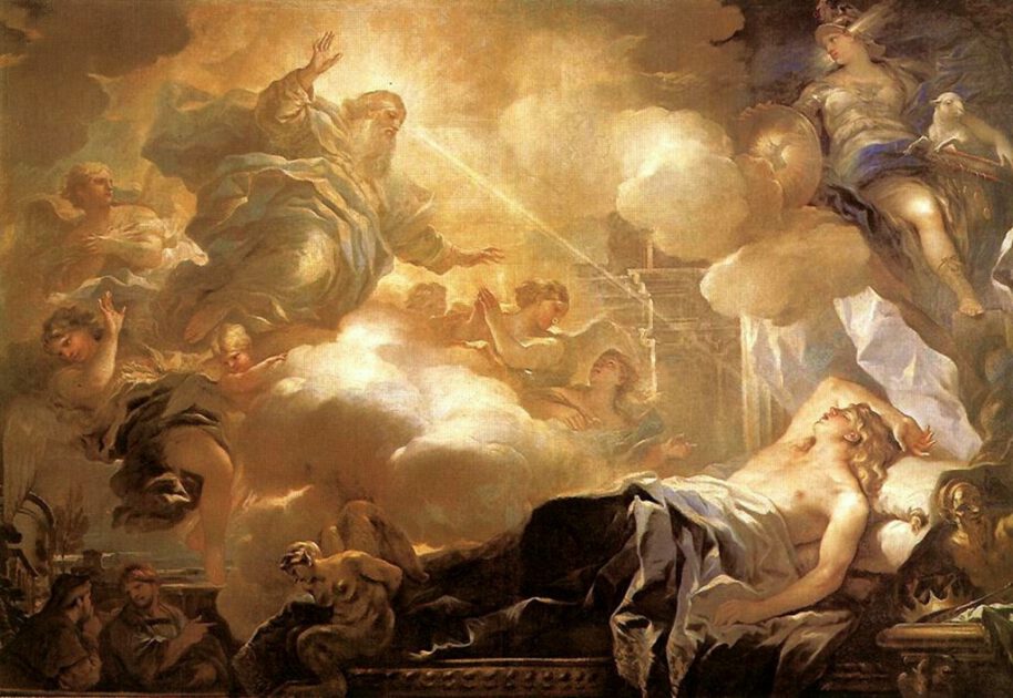 Salomos Traum in Gibeon, Luca Giordano ca. 1694